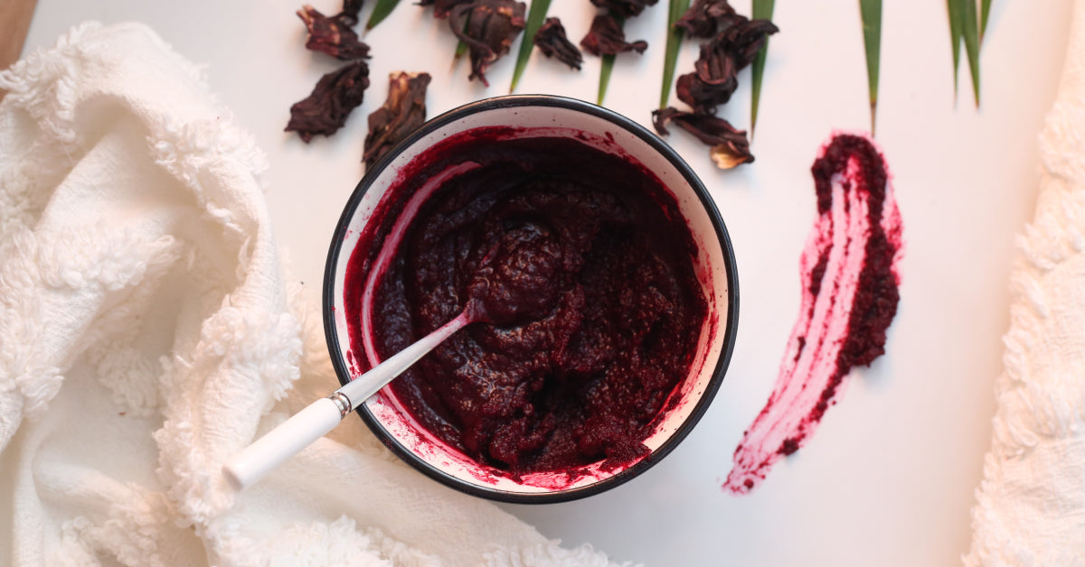 Hibiscus Powder for Skin & Hair (Hibiscus Roselle)