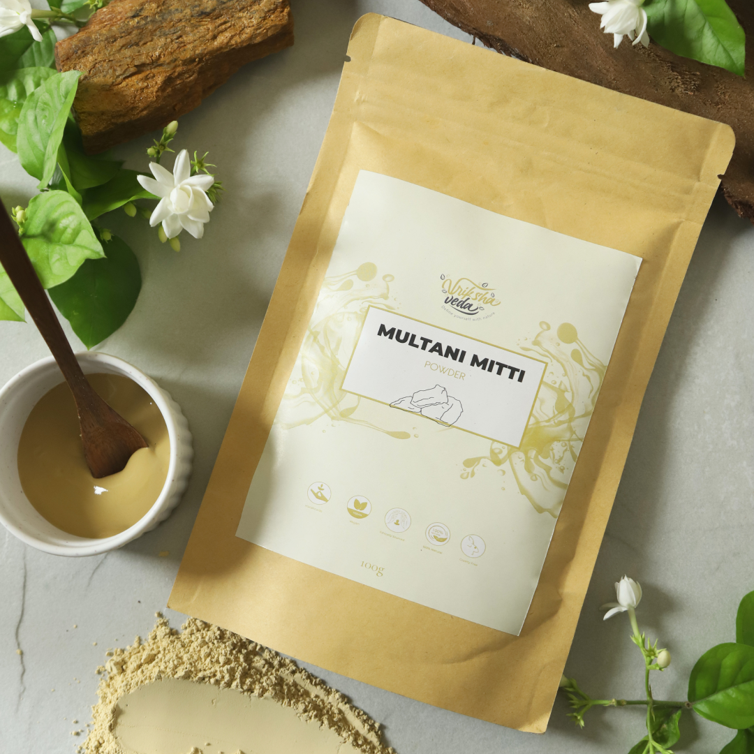 Multani Mitti Powder for Skin & Hair I Fuller’s Earth Powder I 100 gms
