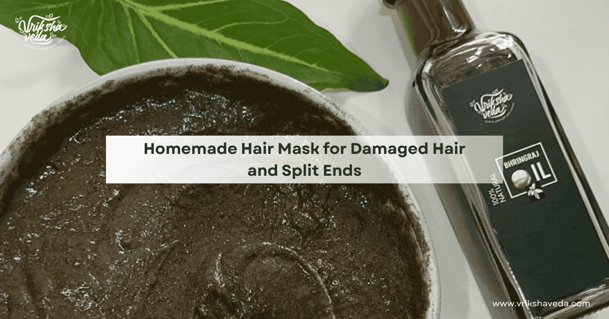 Homemade Hair Mask for Damaged Hair and Split Ends