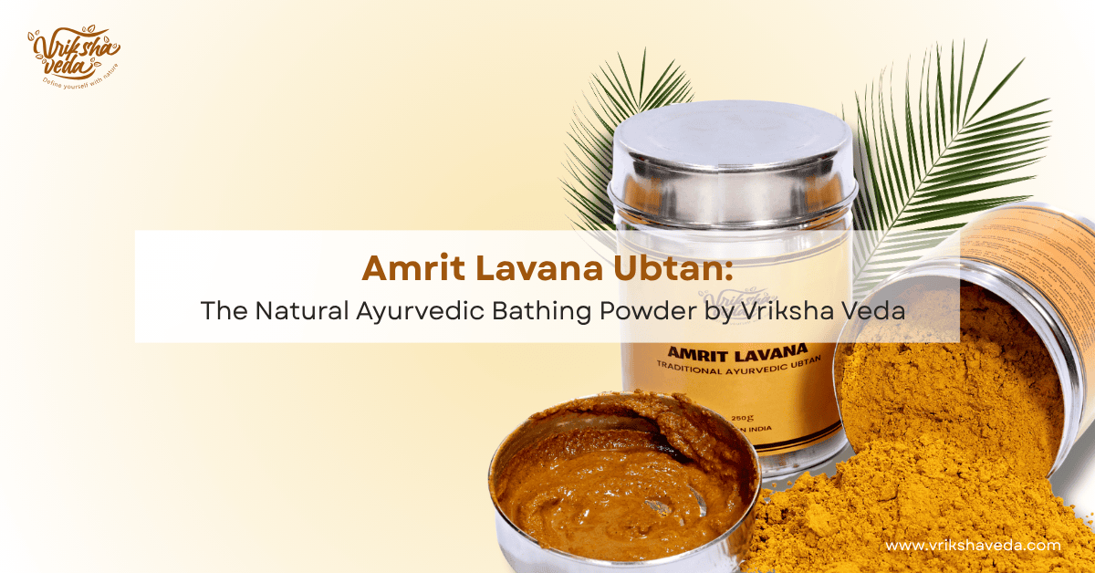 Natural Ayurvedic Bathing Powder Amrit Lavana Ubtan