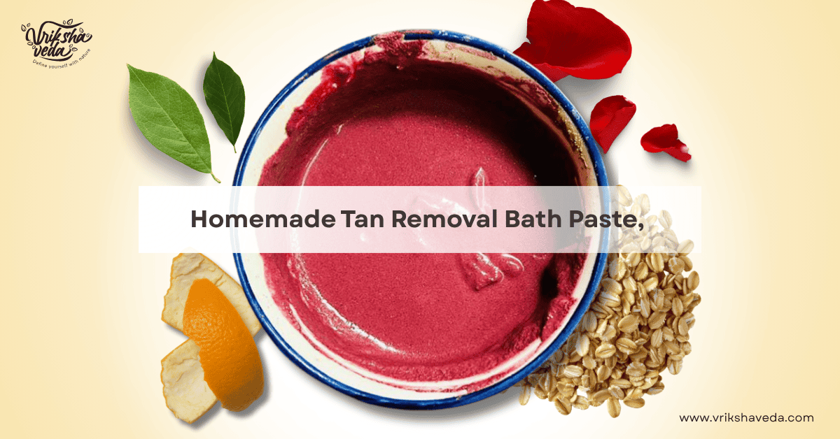 Homemade Tan Removal Bath Paste, DIY  Bath Paste