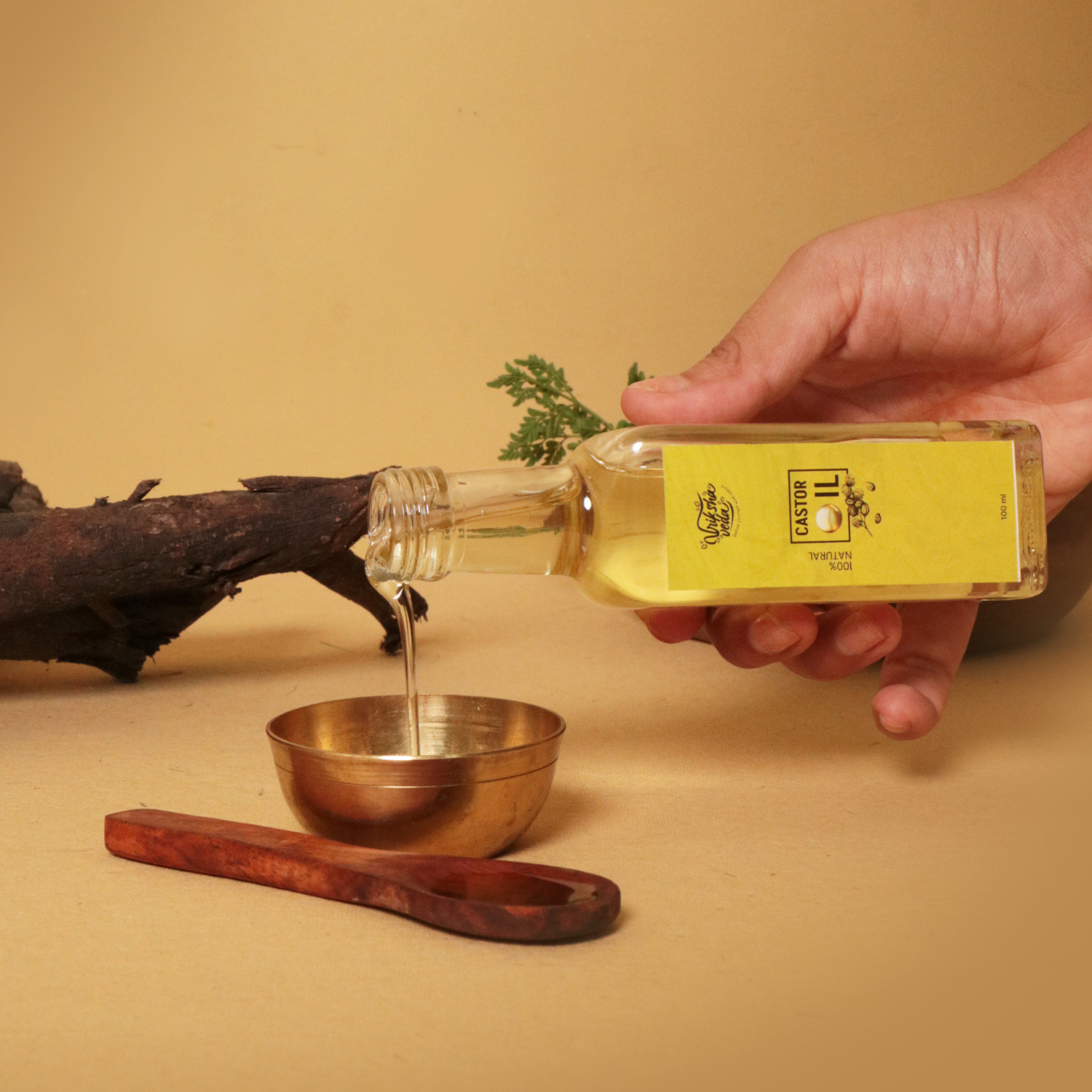 Cold Pressed Castor Oil for Skin & Hair I Arandi ka Tel I 100 ml