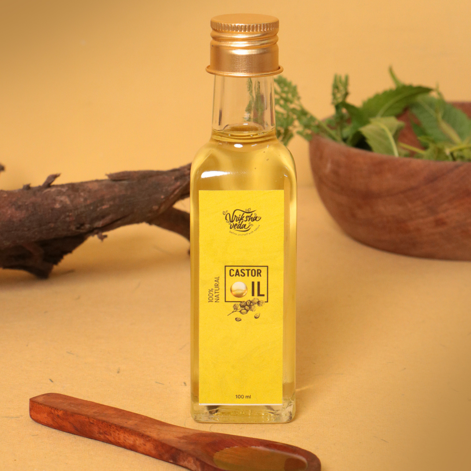 Cold Pressed Castor Oil for Skin & Hair I Arandi ka Tel I 100 ml