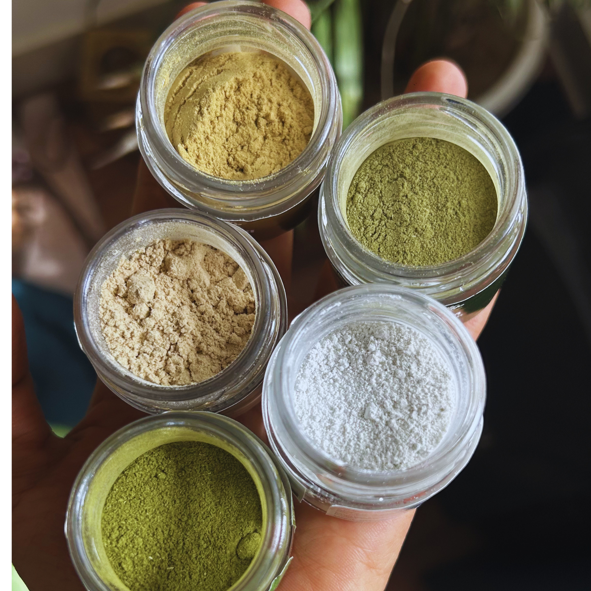 Earth Therapy for Skin | 5-in-1 DIY Face Pack Kit (Trial Packs for Oily & Acne Prone Skin)