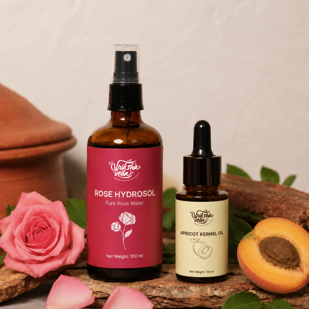 Pahadi Glow Duo [ Rose Hydrosol & Apricot Kernel Oil ]