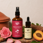 Pahadi Glow Duo [ Rose Hydrosol & Apricot Kernel Oil ]