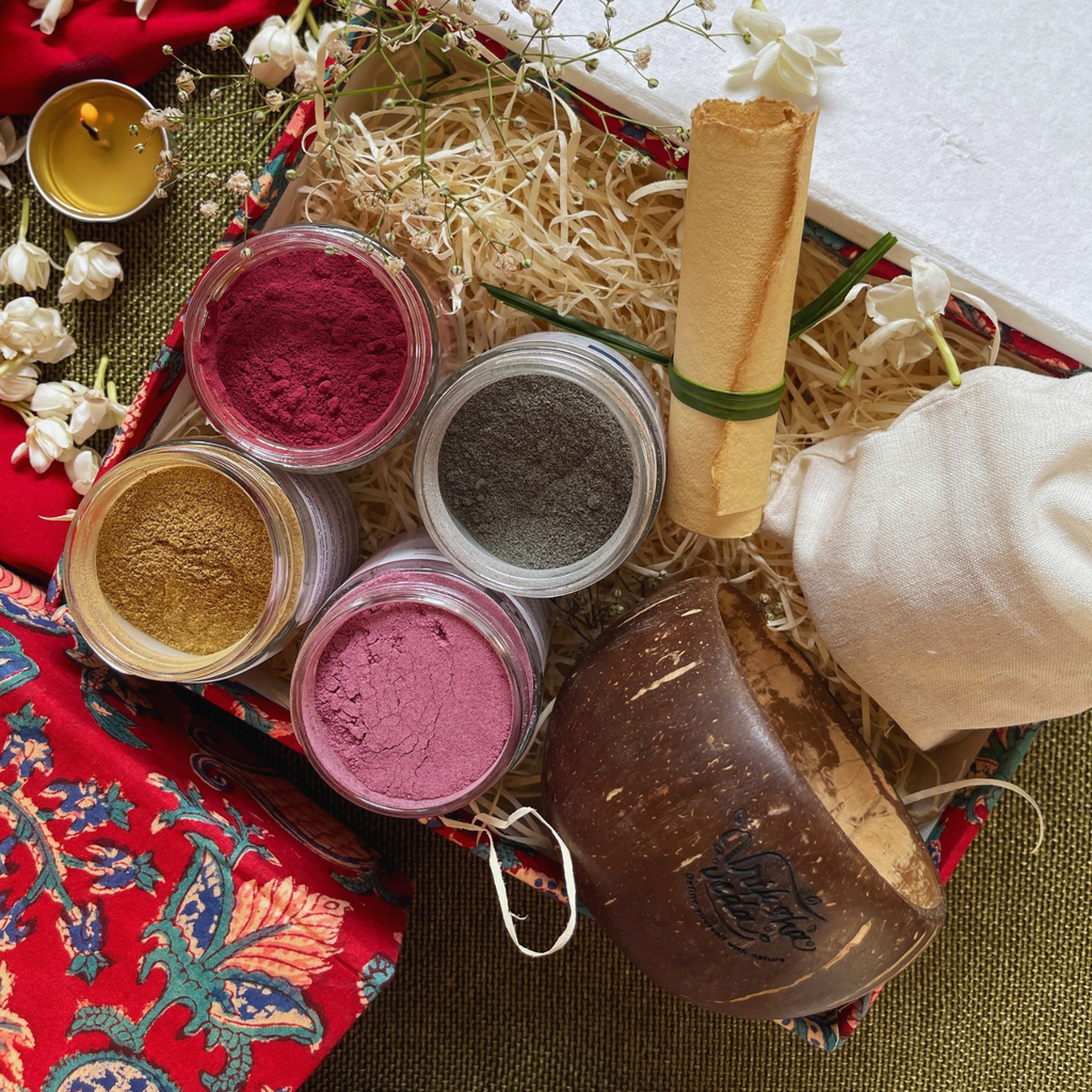 The Floral Powders Hamper | Herbal Powder Gift Box