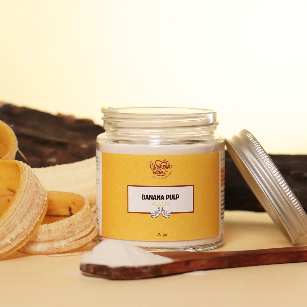 Banana Pulp Powder for Skin & Hair I 70 gms