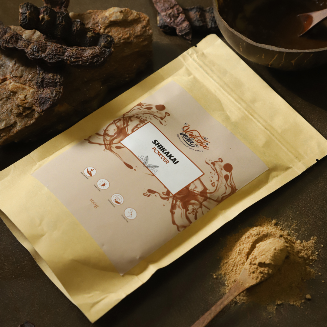 Pure Shikakai Powder for HairI Natural Hair CleanserI 100 gms