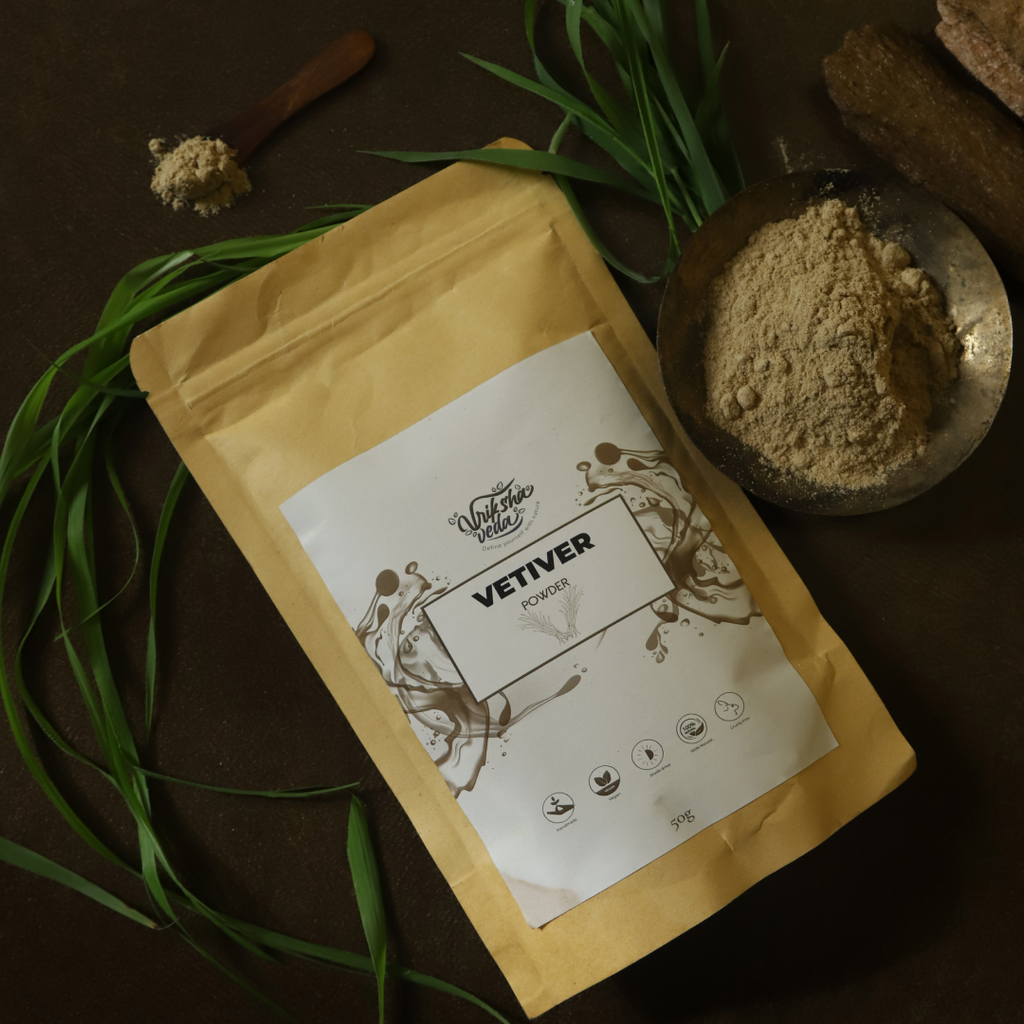 Vetiver Root Powder from Tamil Nadu | Khus Root Powder | 50g