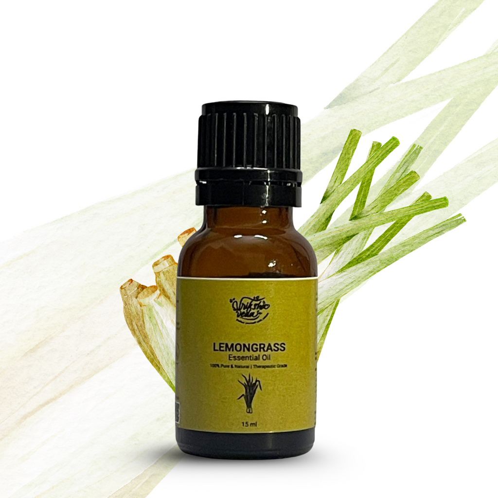 Pure Lemongrass Essential Oil from Uttarakhand I 15 ml