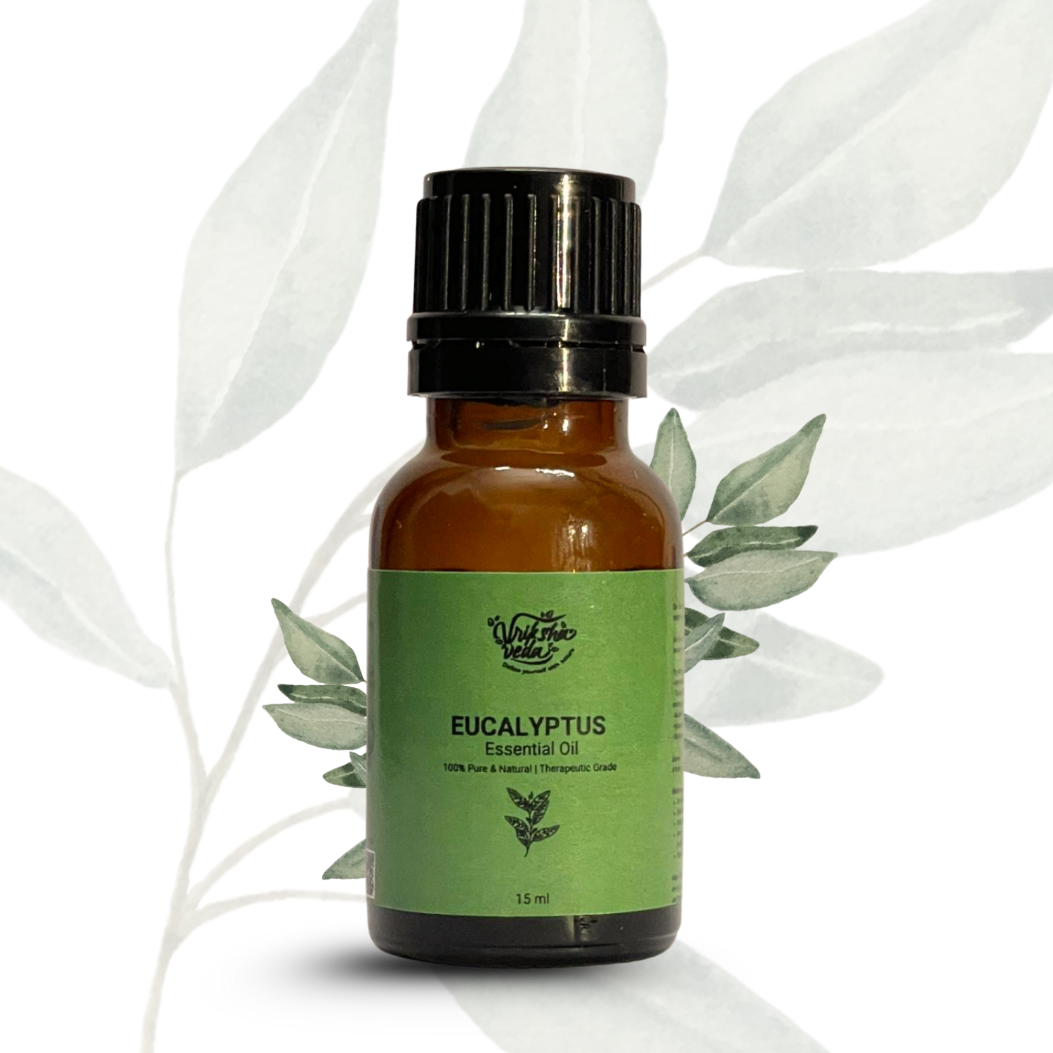 Pure Eucalyptus Essential Oil from Uttarakhand I 15 ml