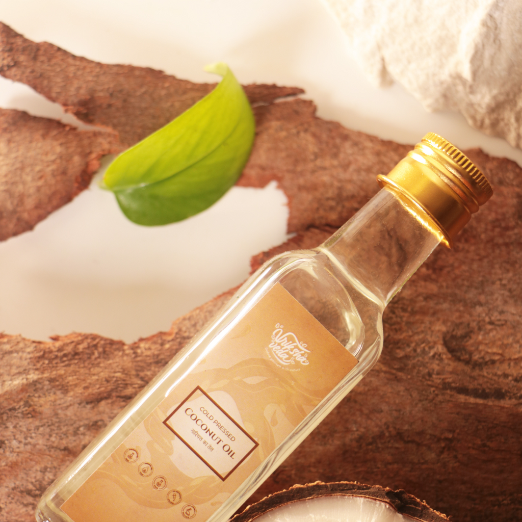 Coconut Oil for Skin & Hair I Cold Pressed, Raw & Unrefined Cococut Oil from Tamil Nadu I 100 ml