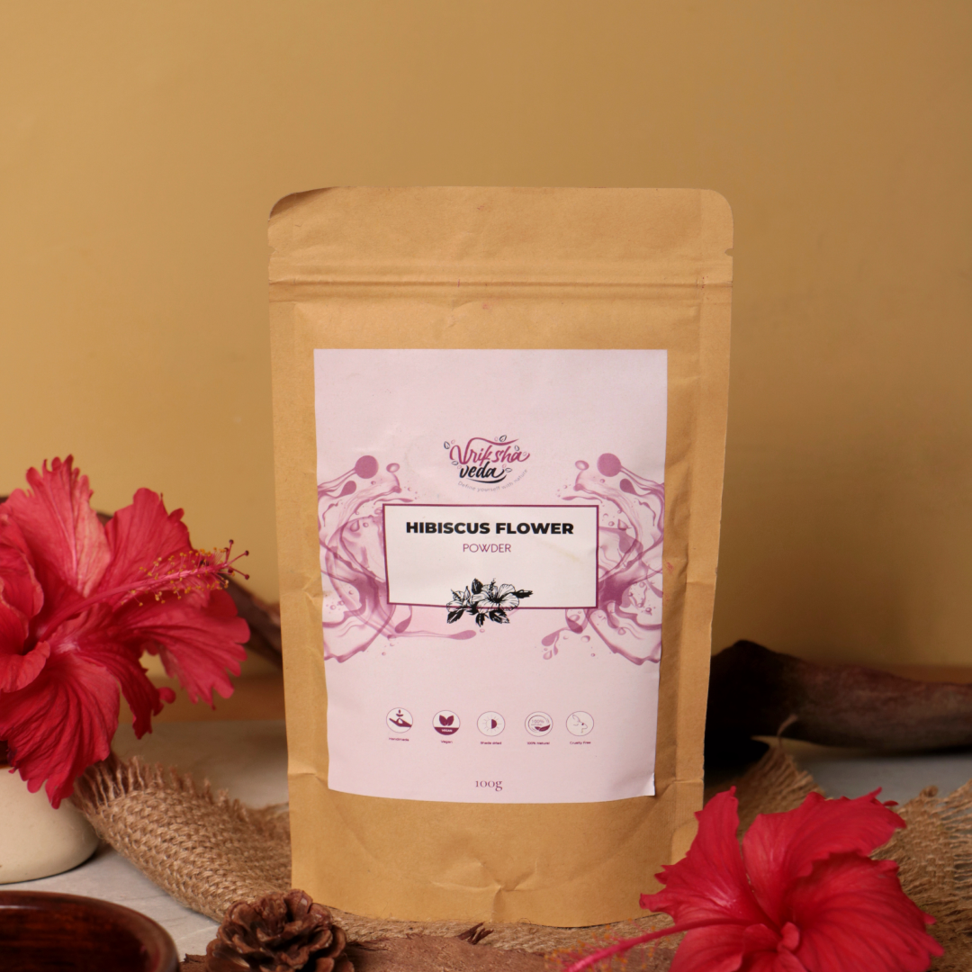100% Natural Hibiscus Sabdariffa Flower Powder for Skin & Hair