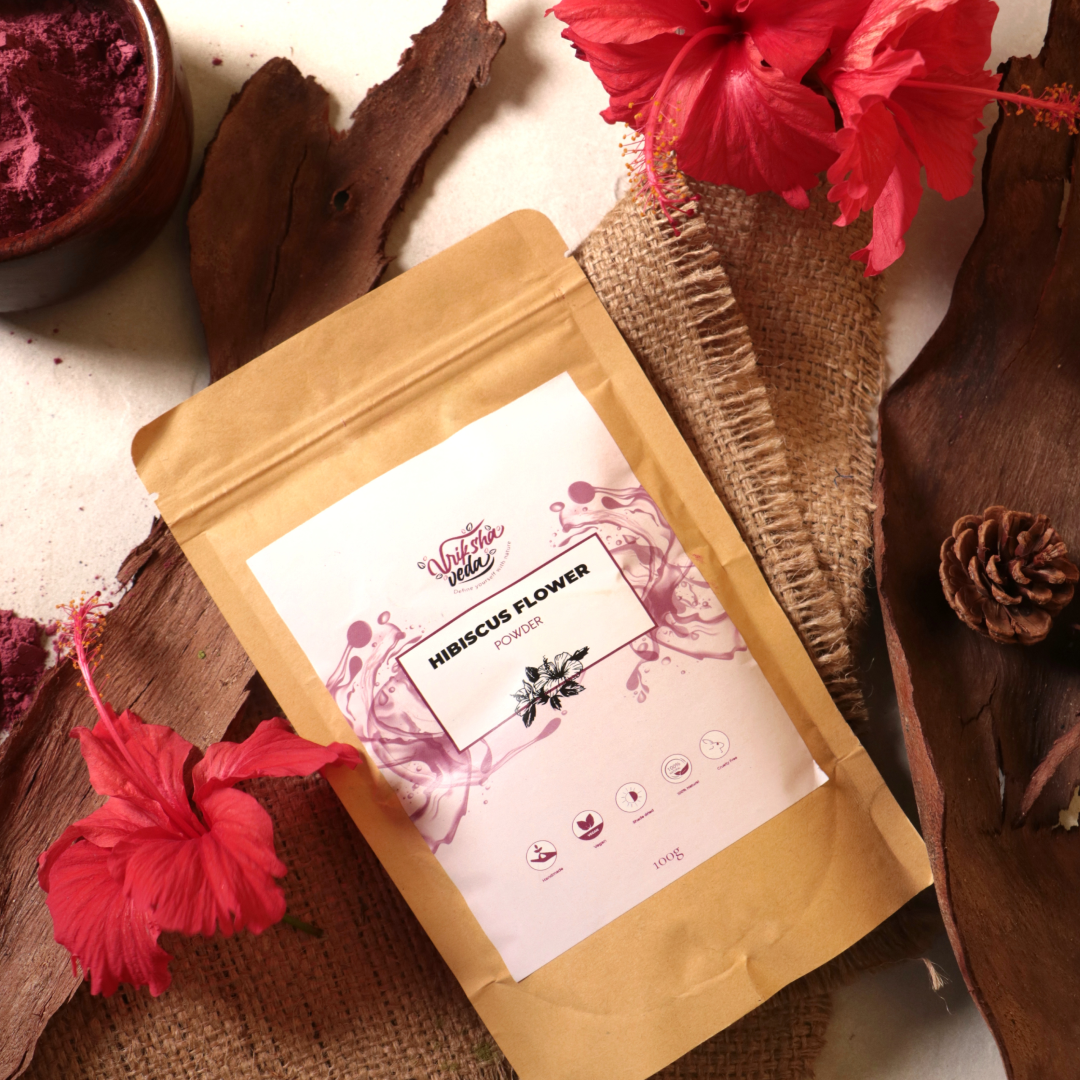 100% Natural Hibiscus Sabdariffa Flower Powder for Skin & Hair