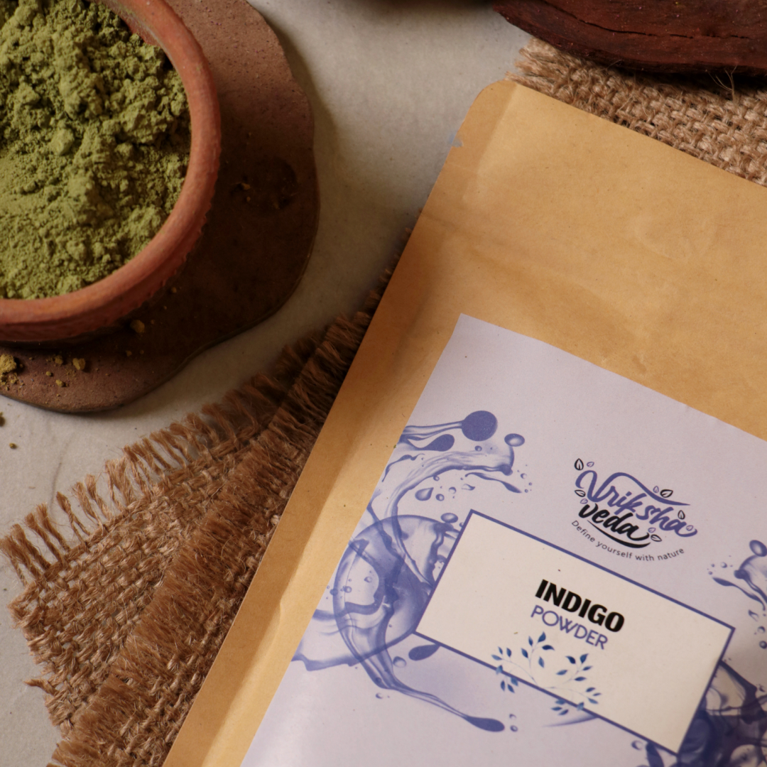 Indigo Powder 100% Pure for Natural Hair Care & Coloring