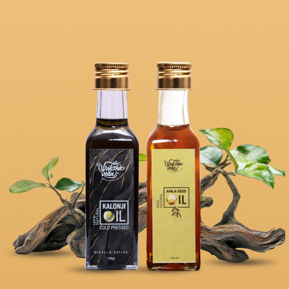Powerful Hair Oils Duo (Amla Oil + Kalonji Oil) | 100 ml Each