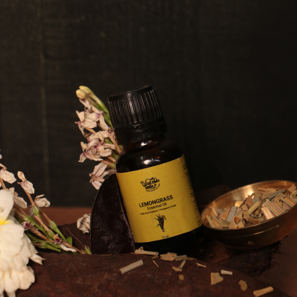 Pure Lemongrass Essential Oil from Uttarakhand I 15 ml