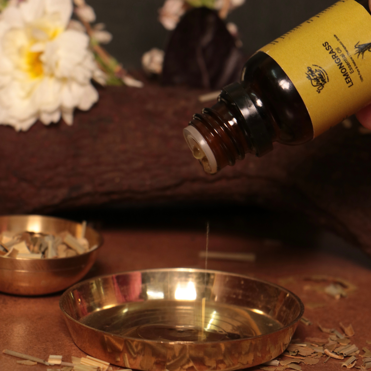 Pure Lemongrass Essential Oil from Uttarakhand I 15 ml