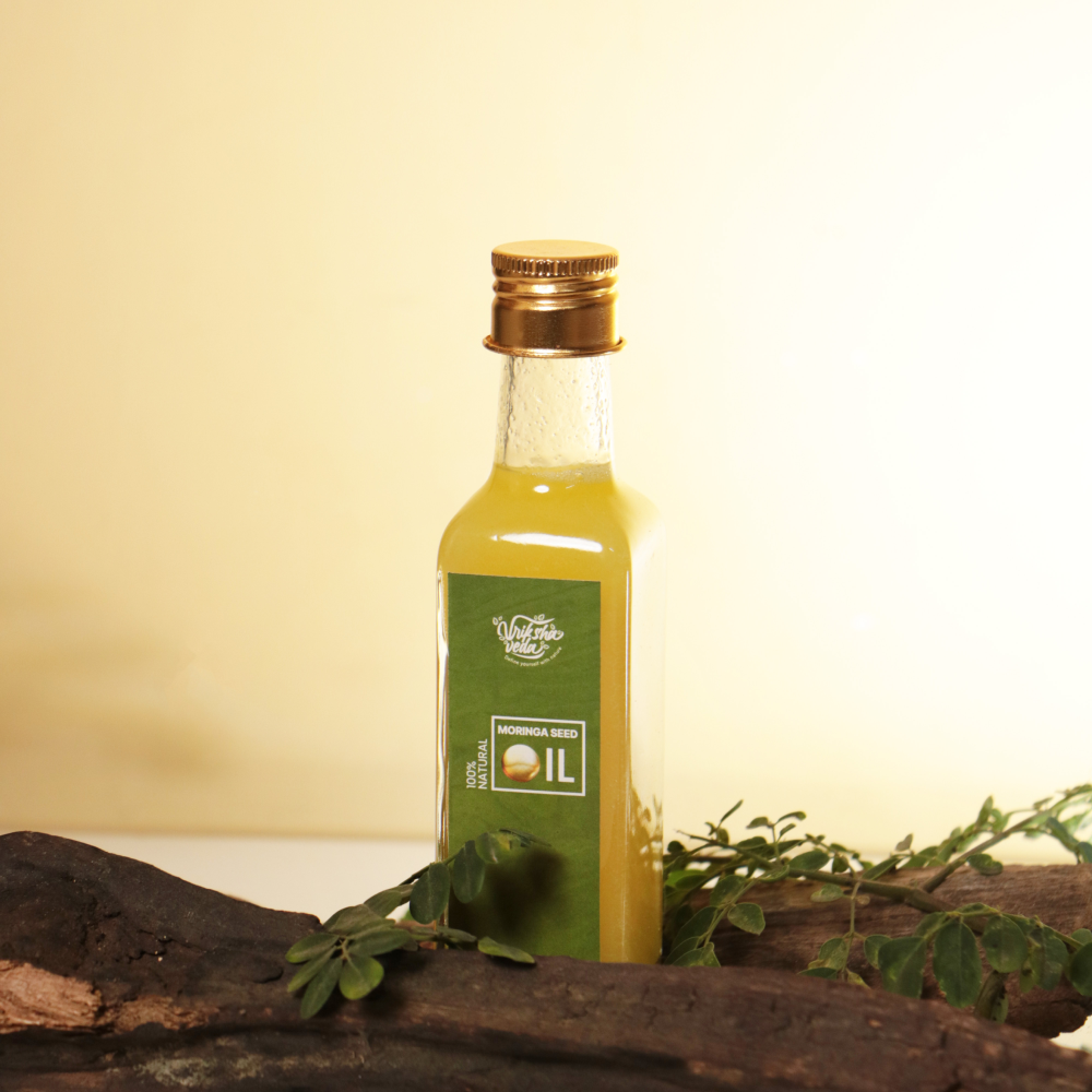 Pure Moringa Seed Oil from Tamil Nadu I Moringa Oil for Skin & Hair I 100 ml