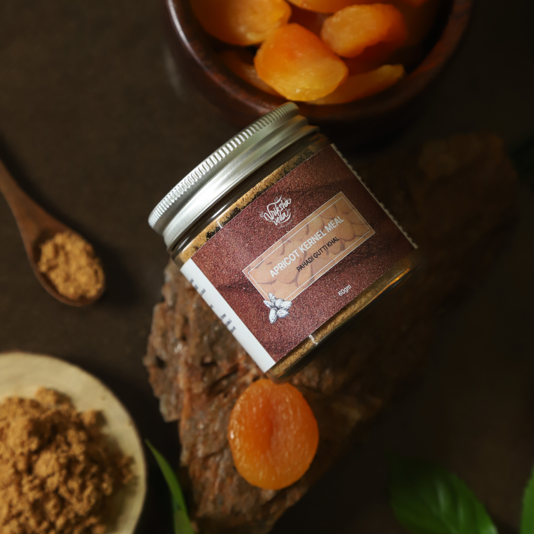 Apricot Kernel Meal (Pahadi Gutti Khal) I 60 gms