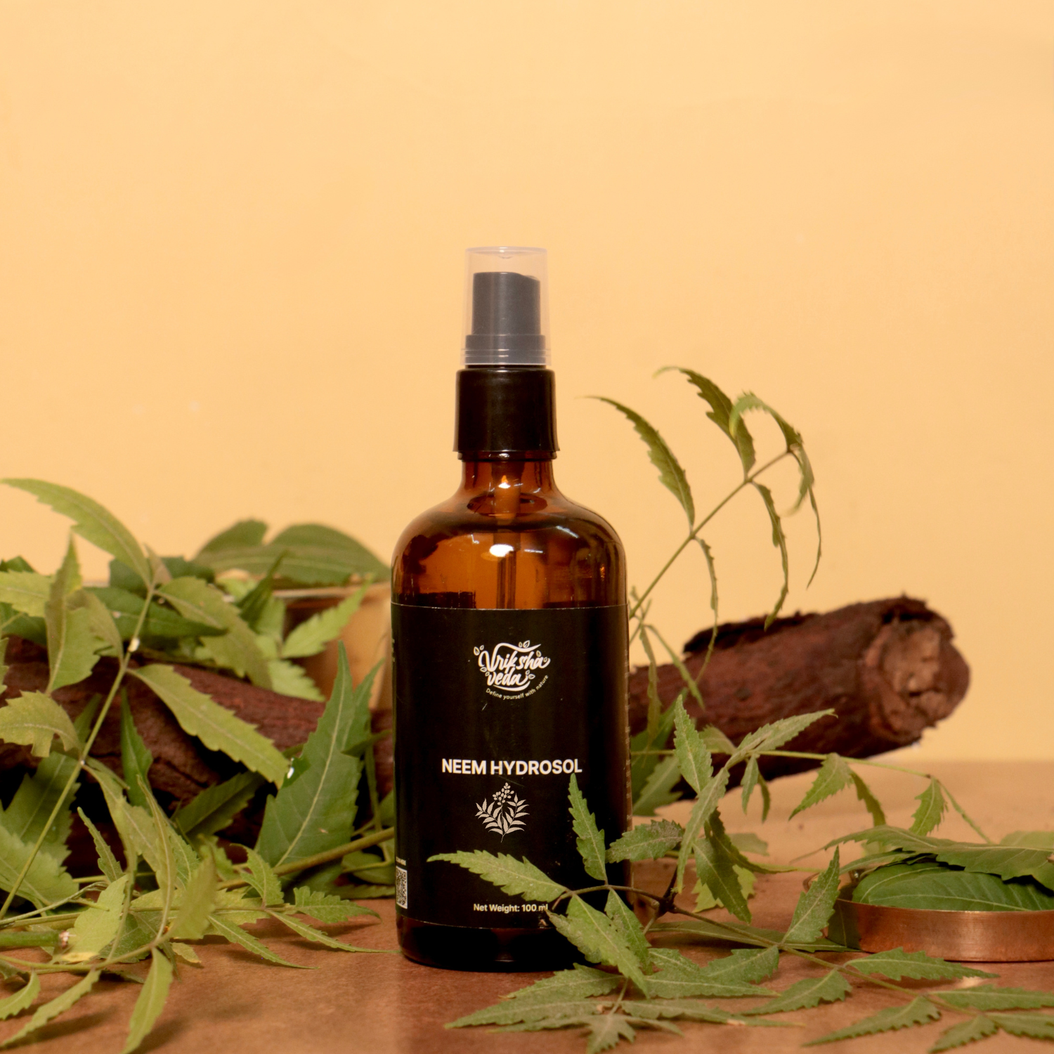 Steam Distilled Neem Hydrosol for Skin & Hair Care I Neem Water for Oily-Acne Prone Skin & Dandruff control