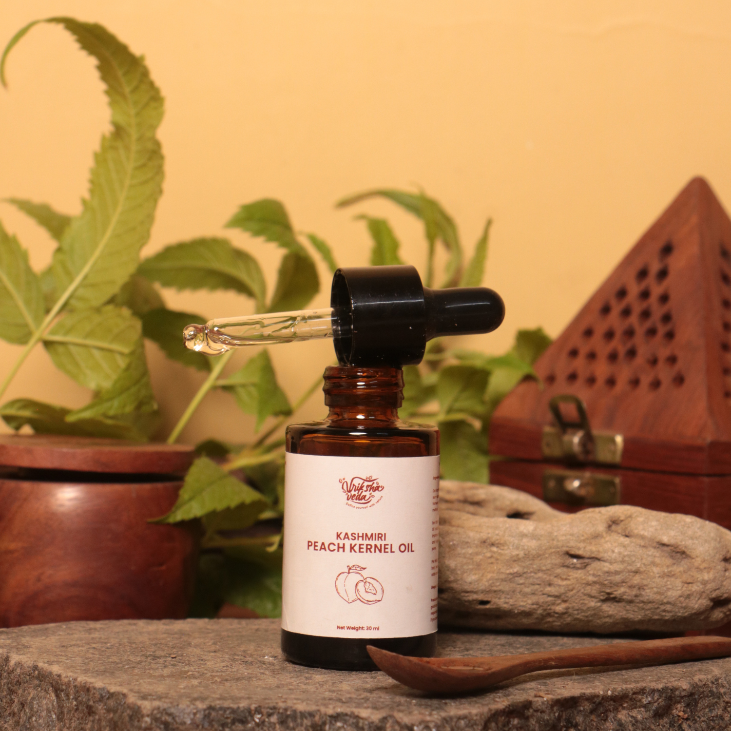 Kashmiri Peach Kernel Oil for Skin & Hair I 30 ml