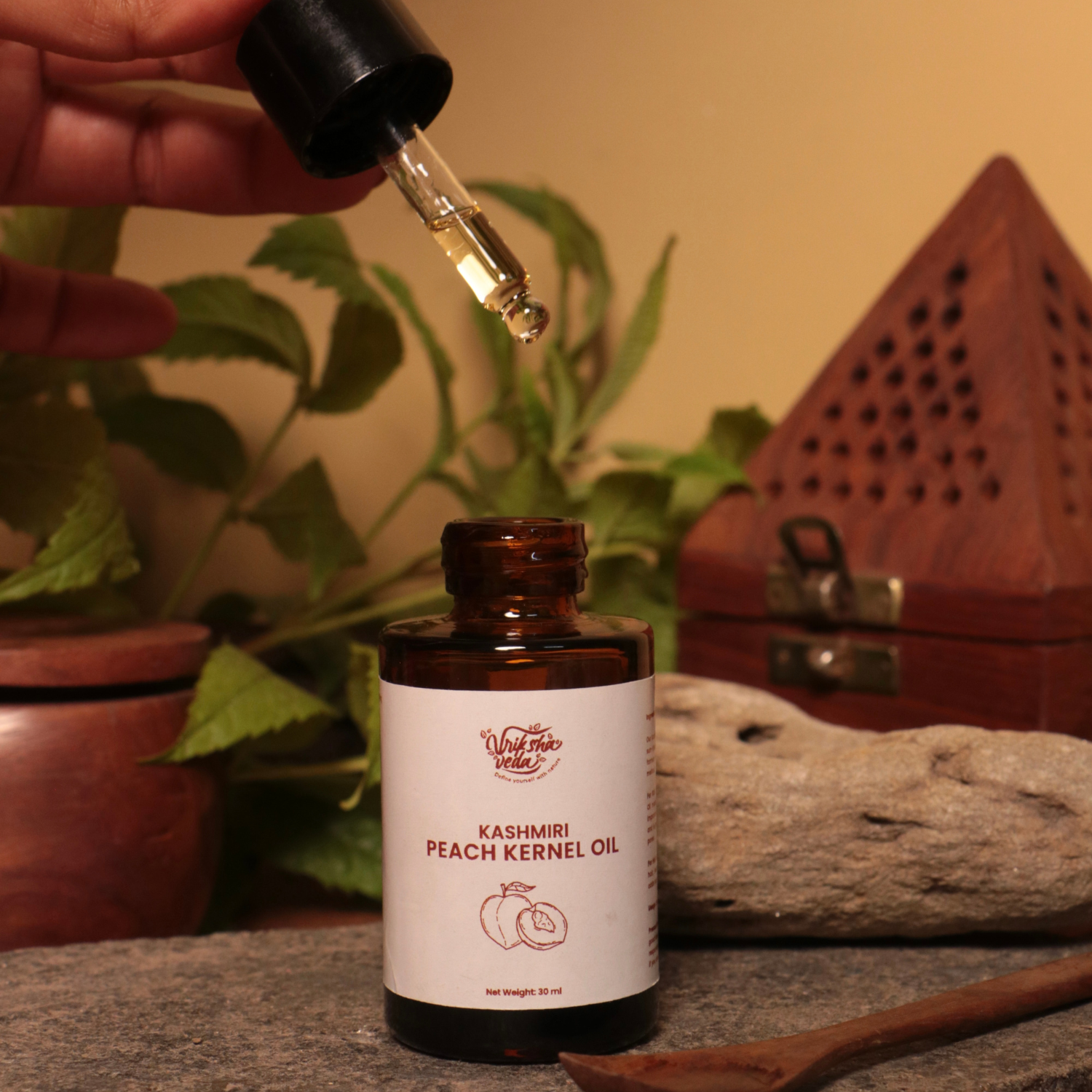 Kashmiri Peach Kernel Oil for Skin & Hair I 30 ml
