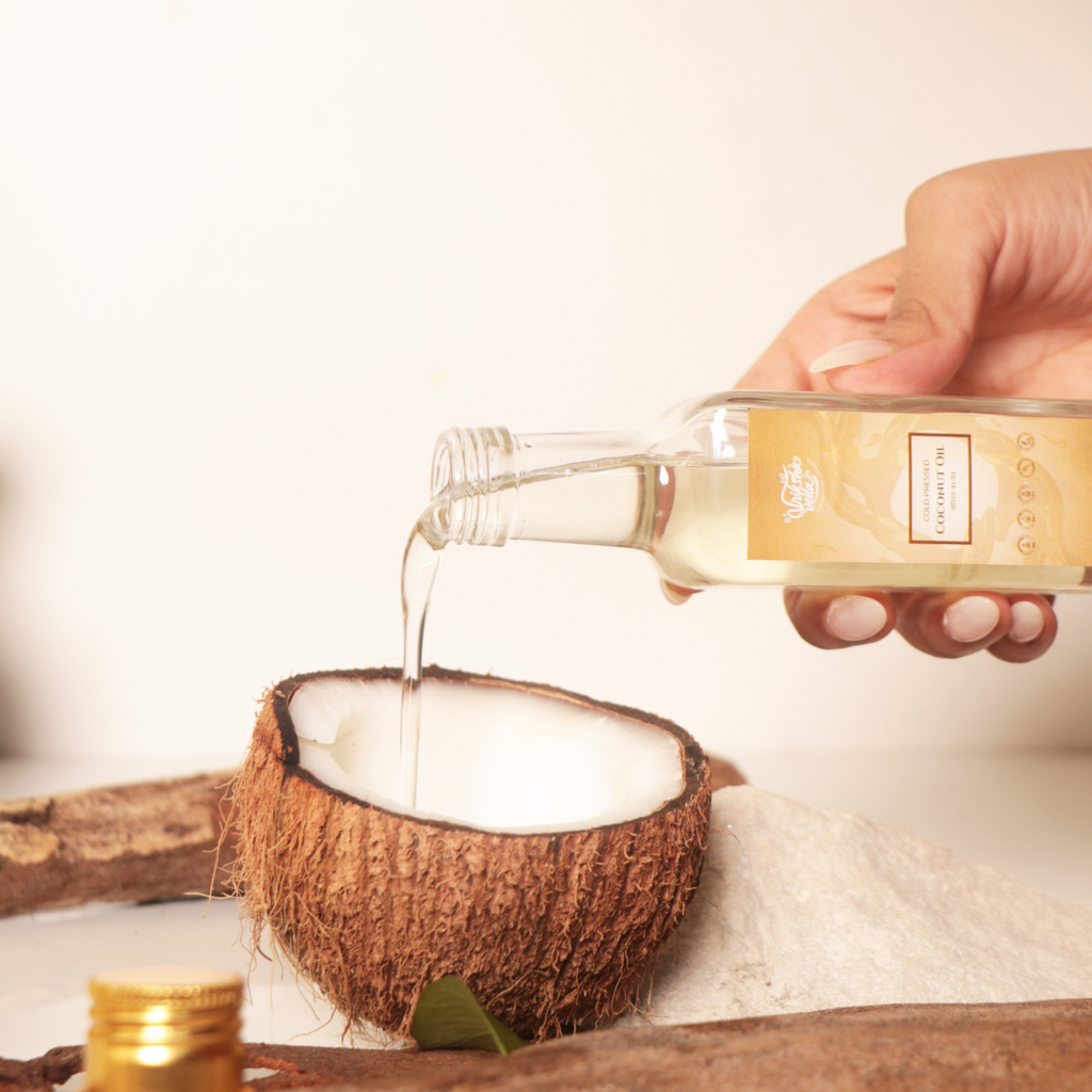 Coconut Oil for Skin & Hair I Cold Pressed, Raw & Unrefined Cococut Oil from Tamil Nadu I 100 ml