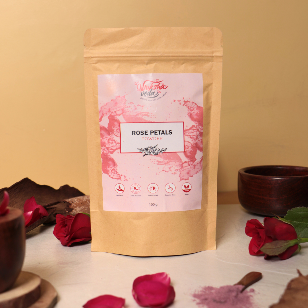 Rose Petals Powder 100g - 100% Natural Dried Rose Powder