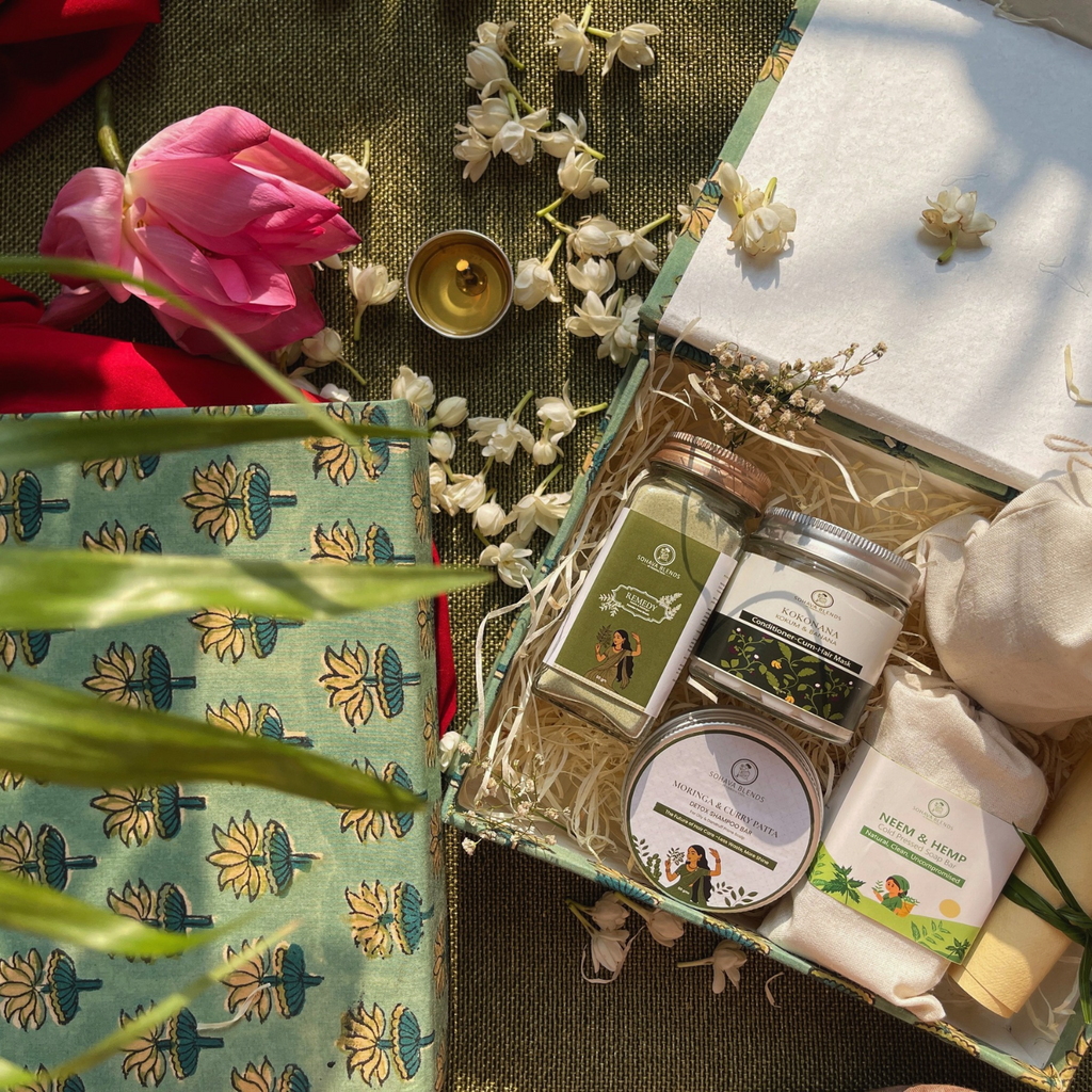 The Sohava Ritual Hamper | Natural Hair & Body Care Gift Hamper