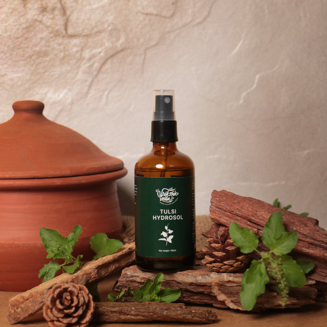 Tulsi Hydrosol for Skin & Hair I Tulsi Water I Holy Basil Water