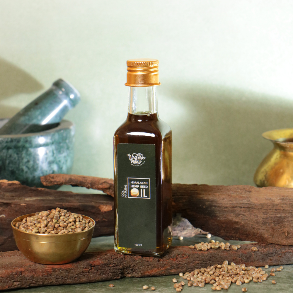 Cold Pressed Himalayan Hemp Seed Oil from Uttarakhand I 100 ml