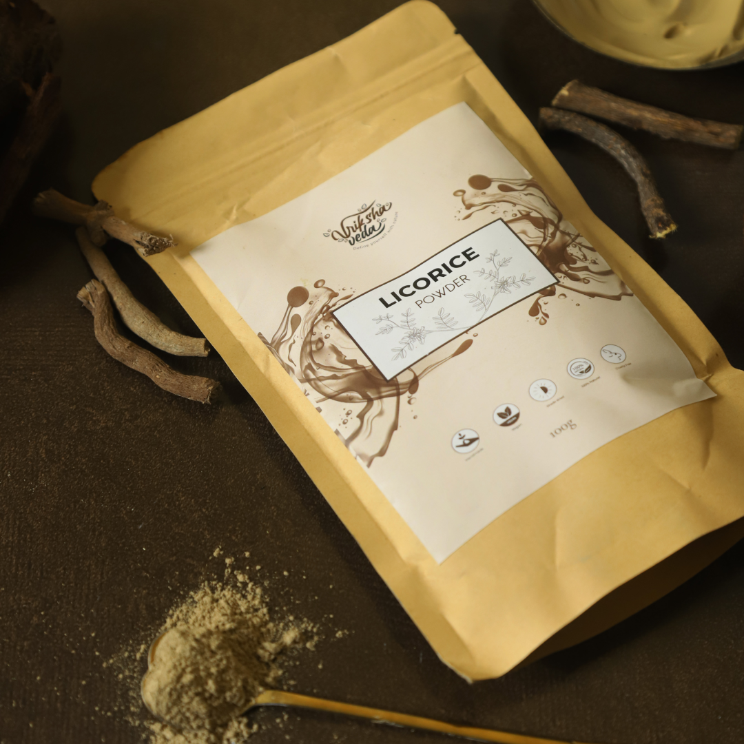 Licorice Root Powder I Mulethi Powder I Vriksha Veda
