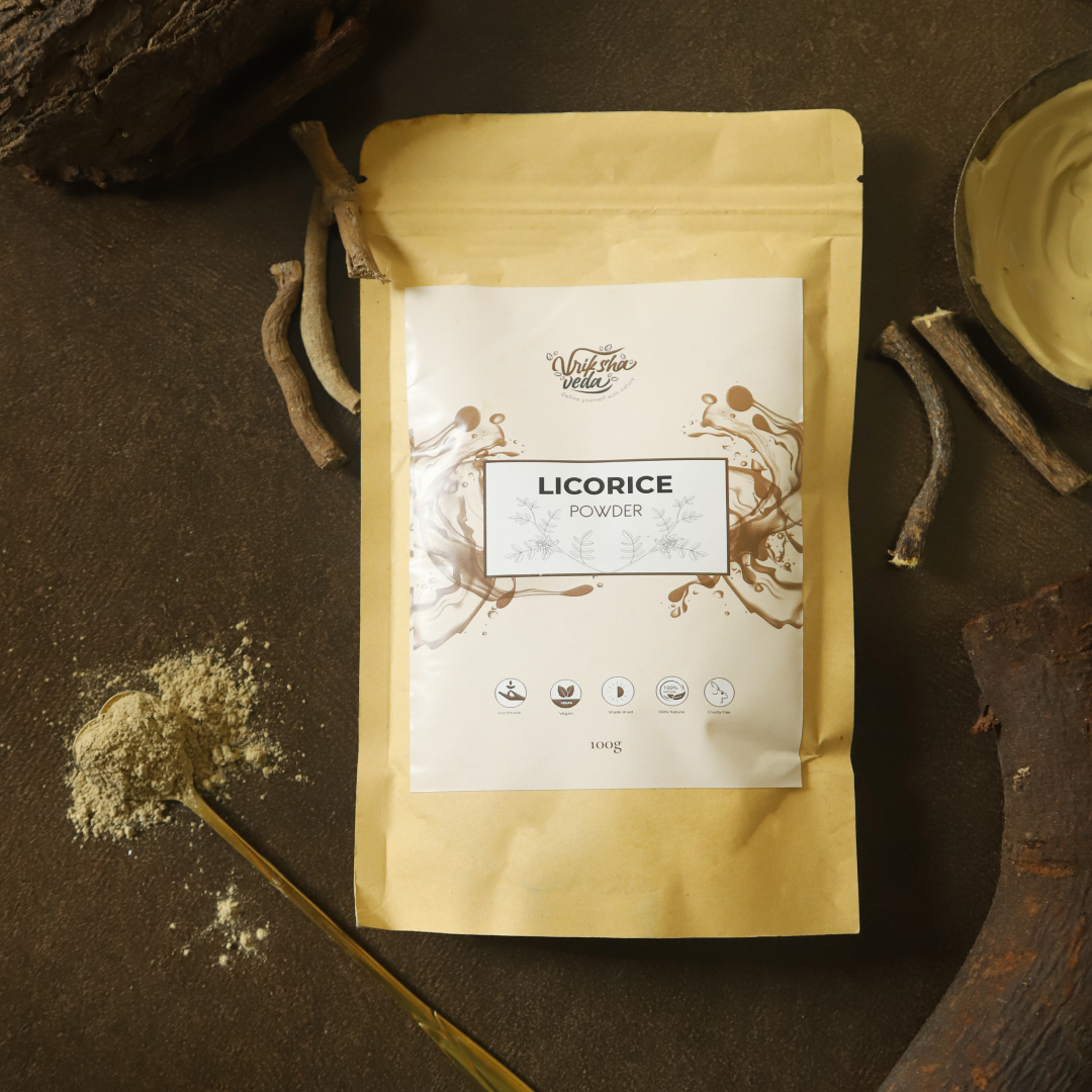 Licorice Root Powder I Mulethi Powder I Vriksha Veda