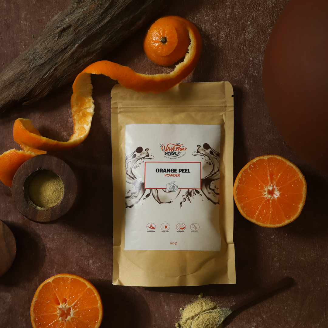 100% Pure Orange Peel Powder for Skin I 100 gms